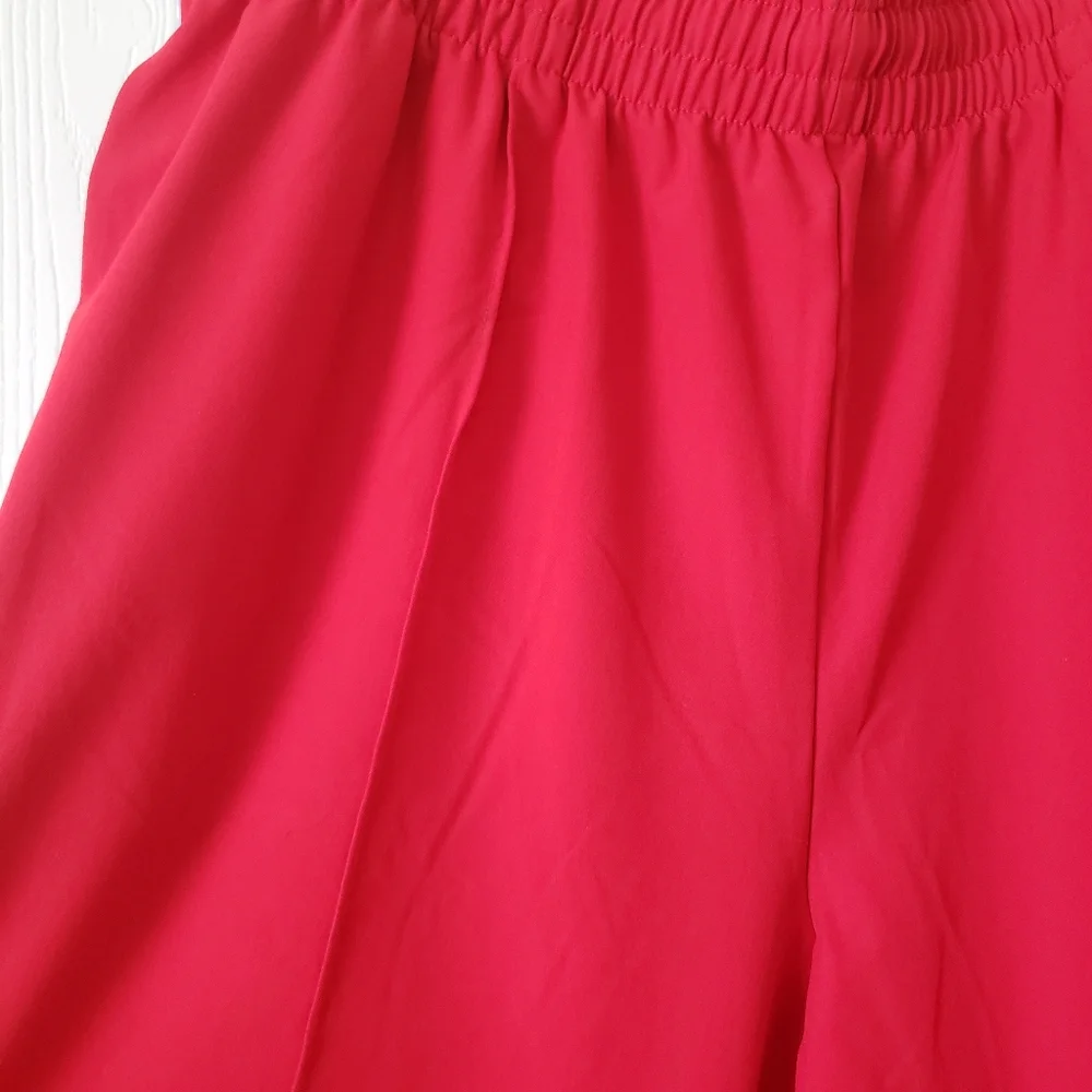 All In Motion Ladies Size XXL Red Track Pants with Blue And White Stripes - Picture 2 of 6